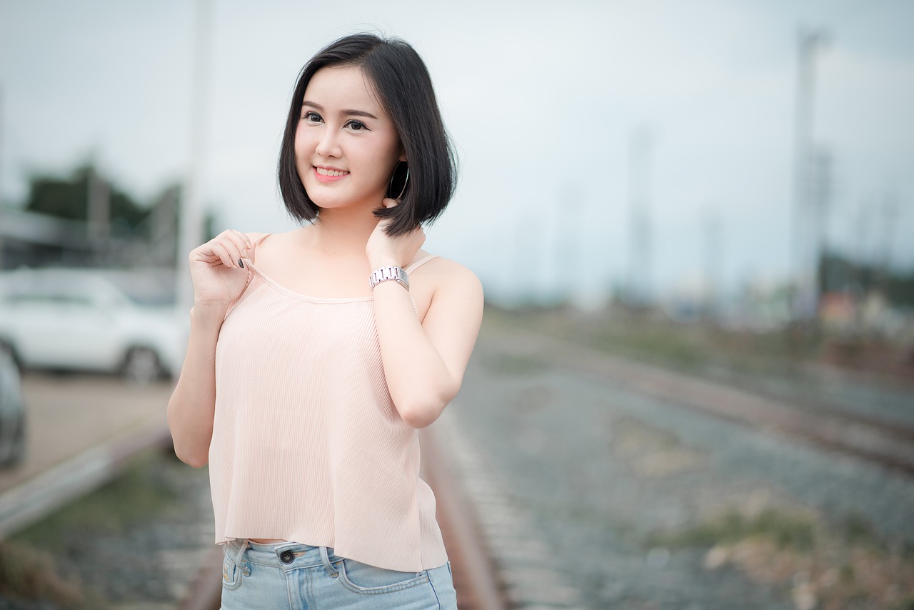 tender young asian Japanese lady