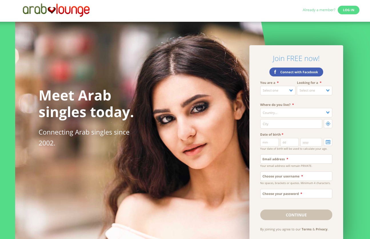 Arab Lounge main page