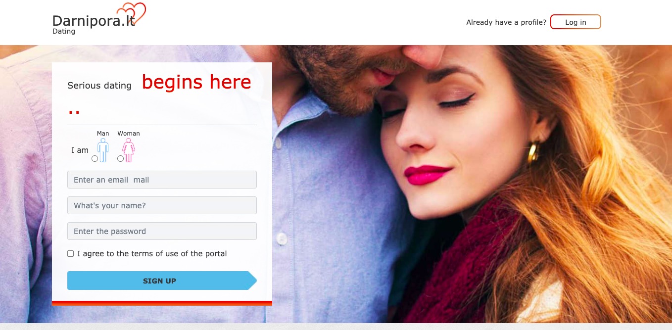 DarniPora.It main page